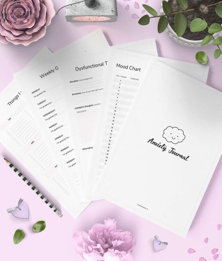 Anxiety Journal Printable