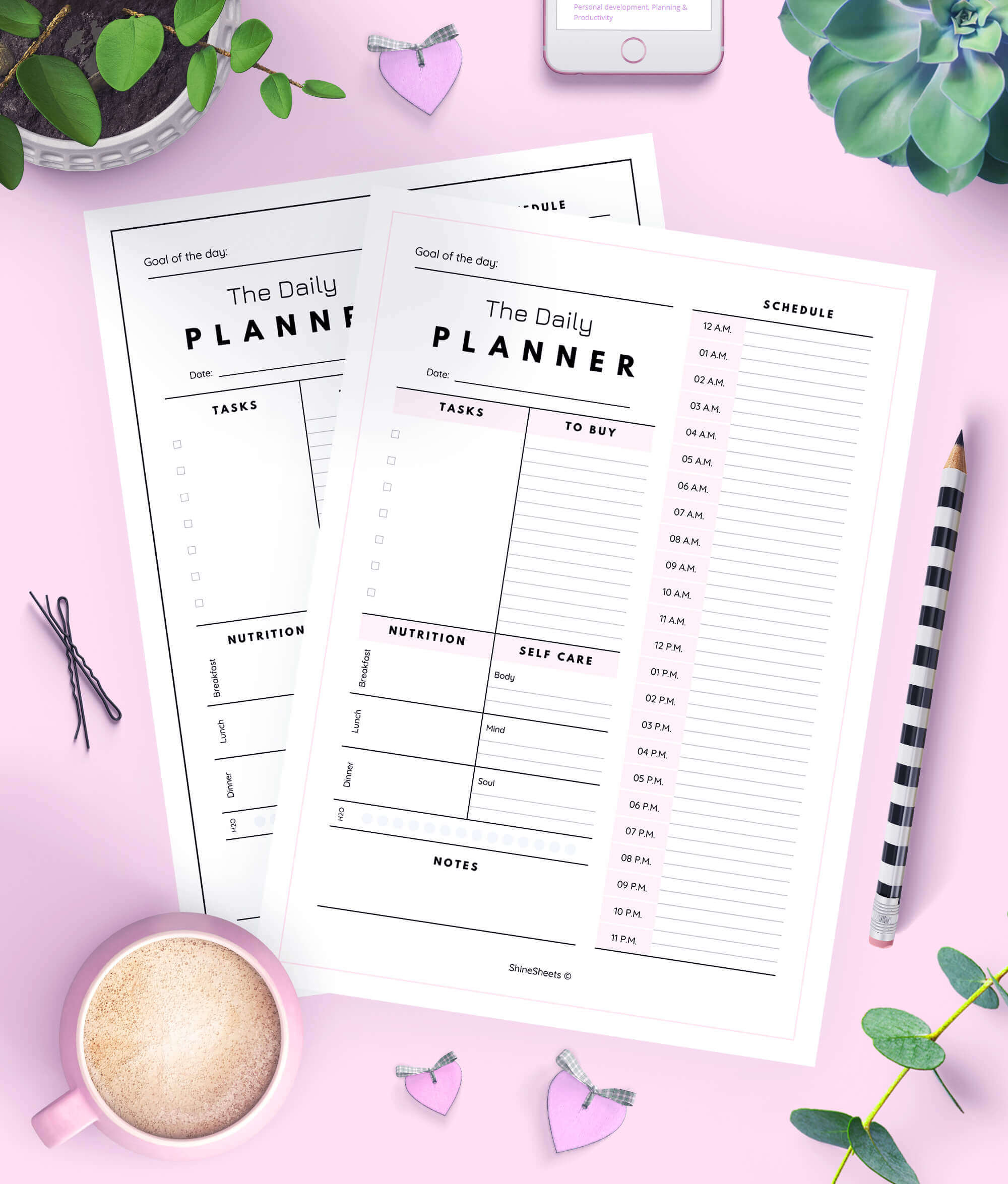 Free Daily Planner printable
