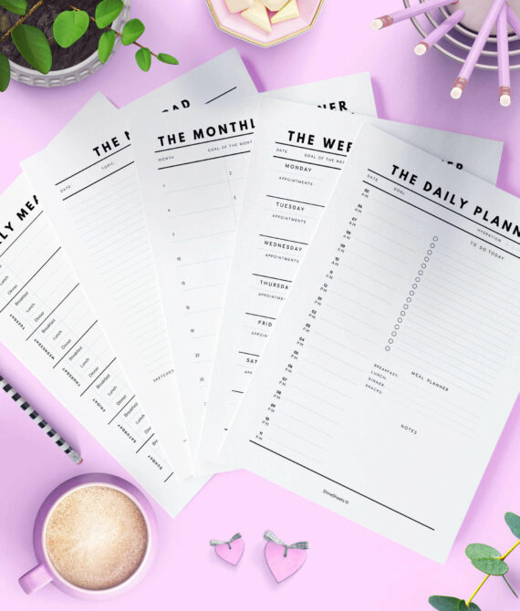 Free printable planner bundle