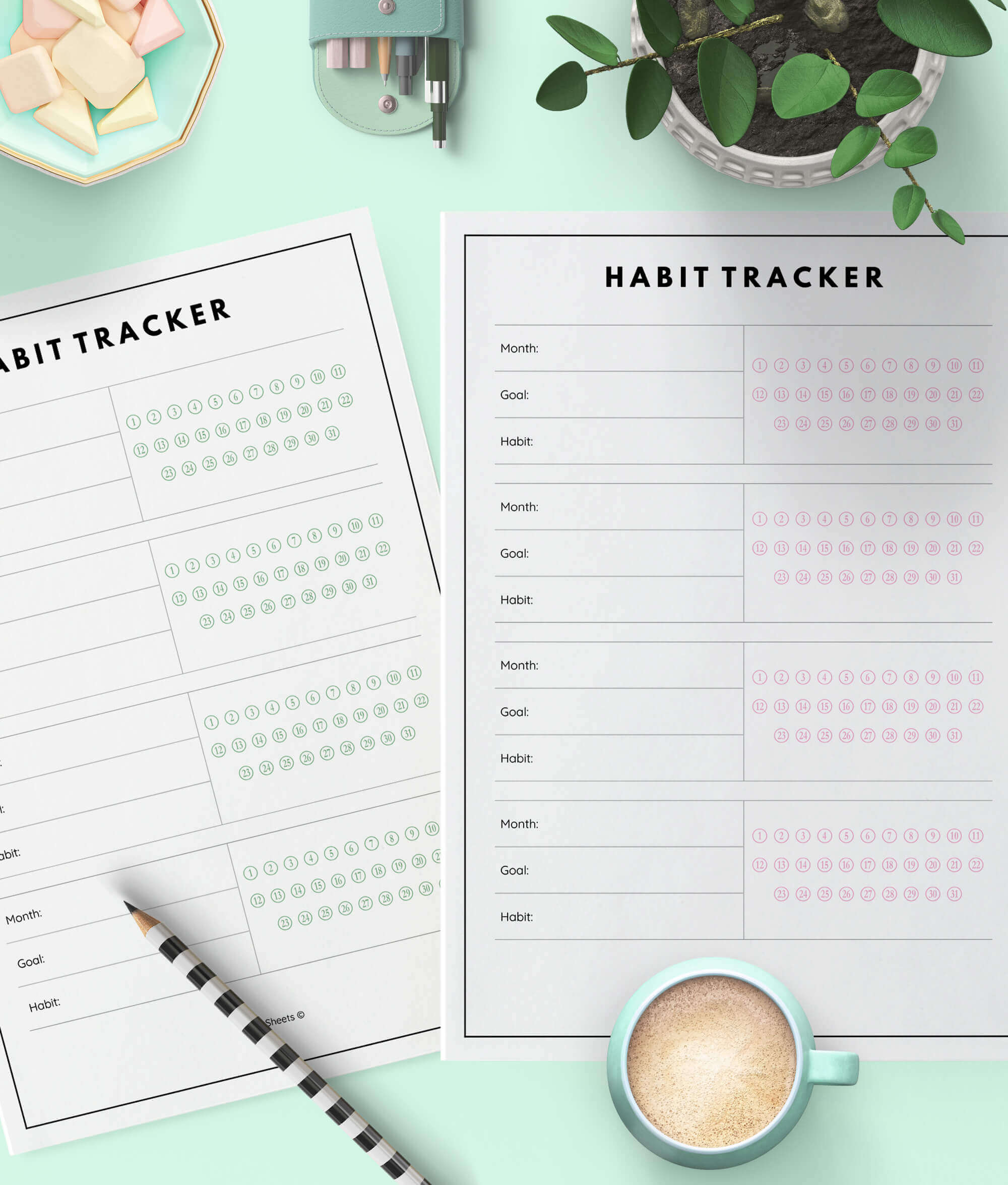 Goal planner Printable