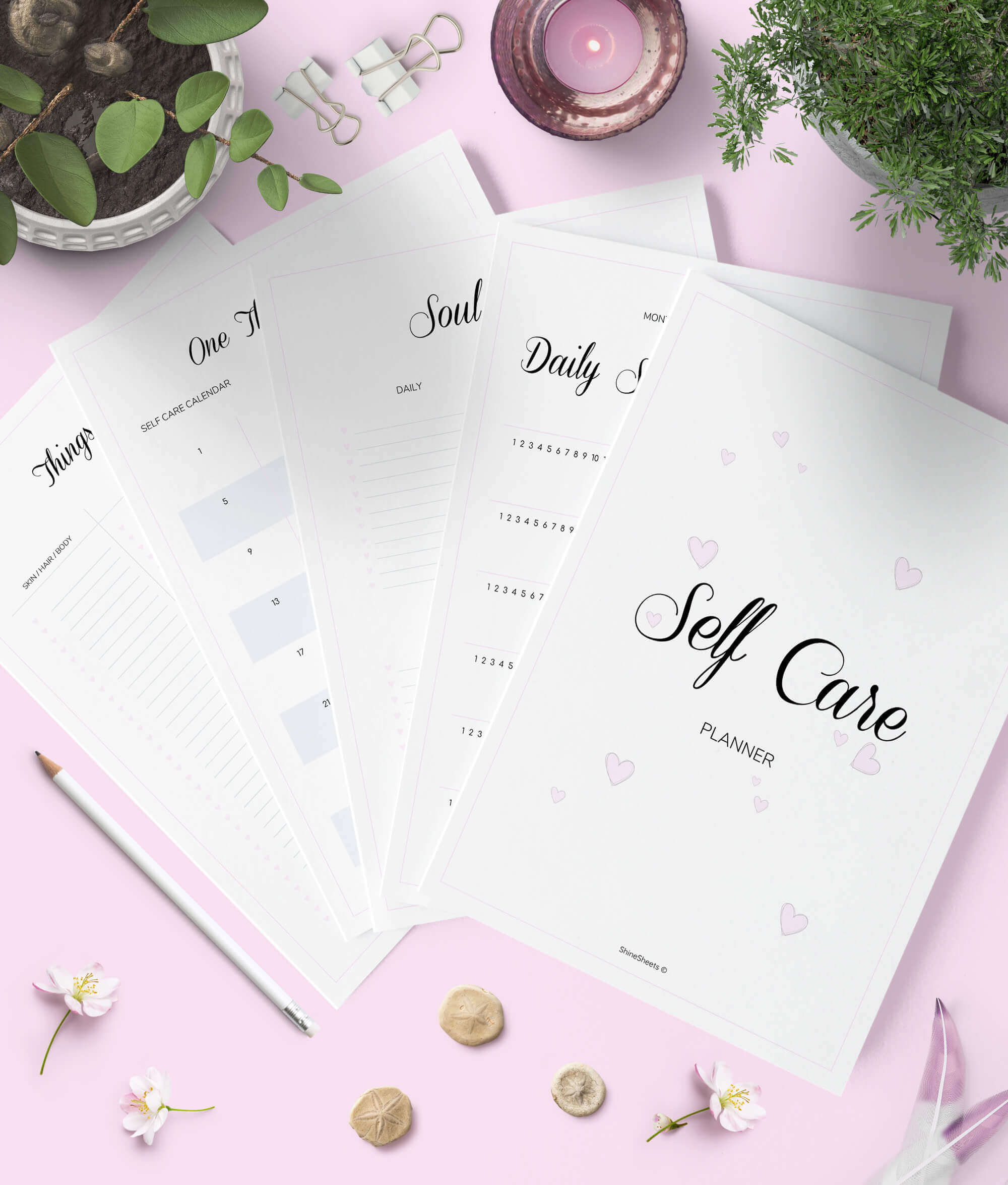 Self Care Planner Printable