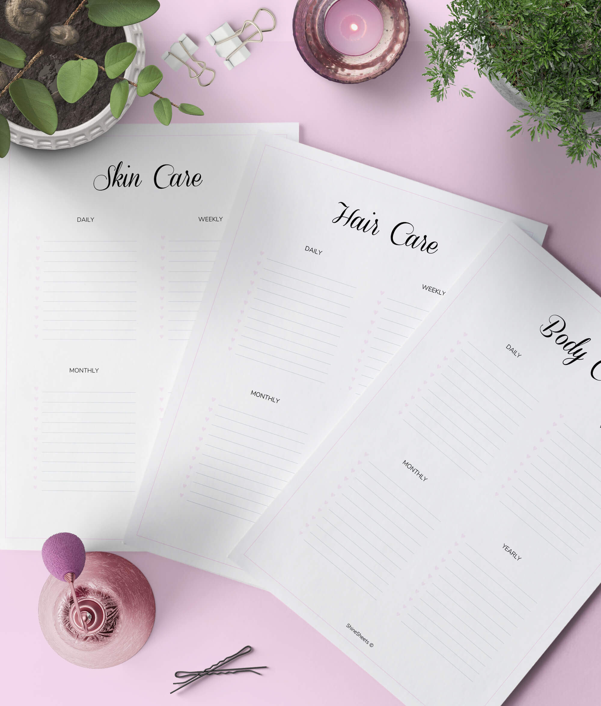 Self Care Planner Printable