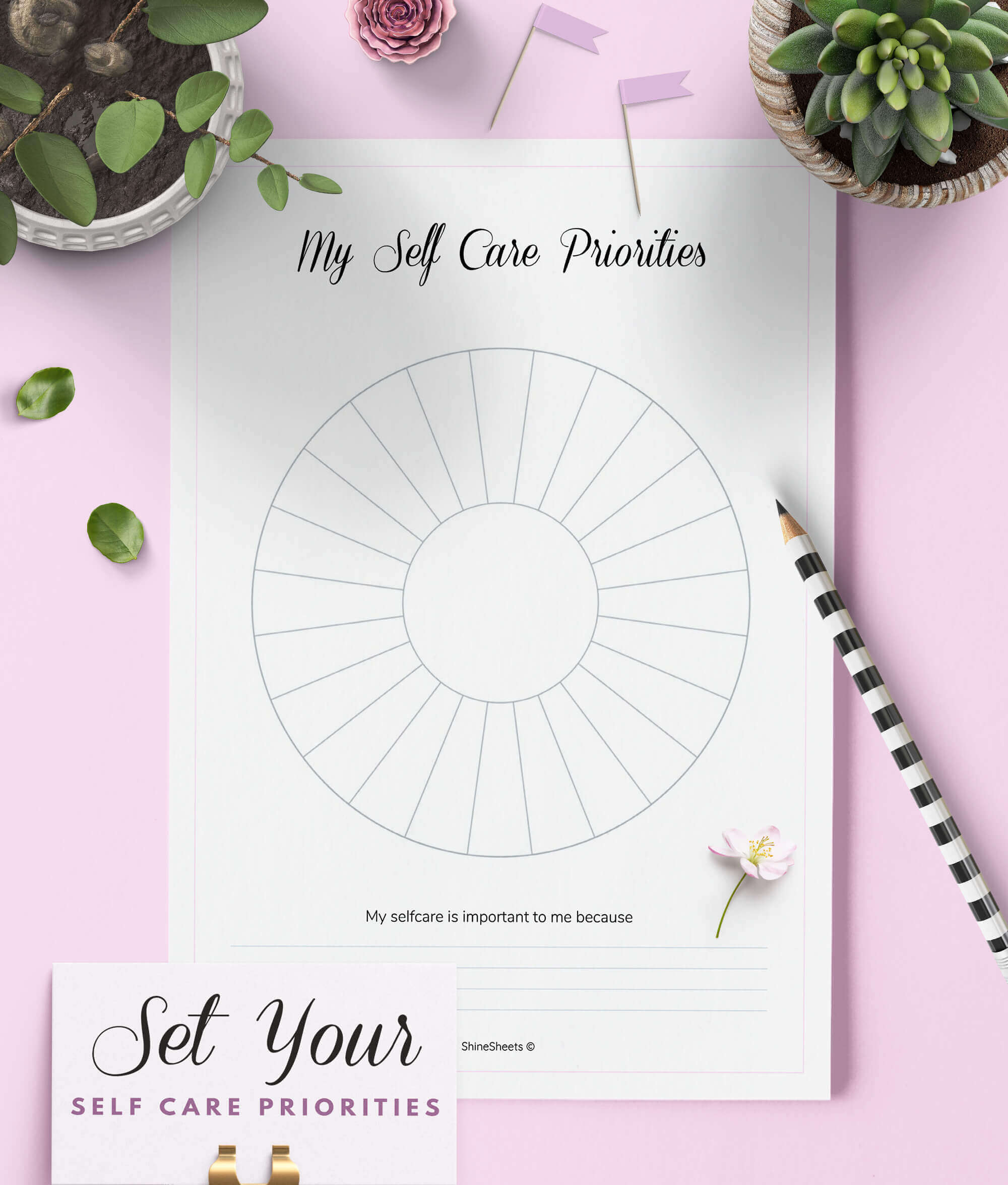 Self Care Planner Printable