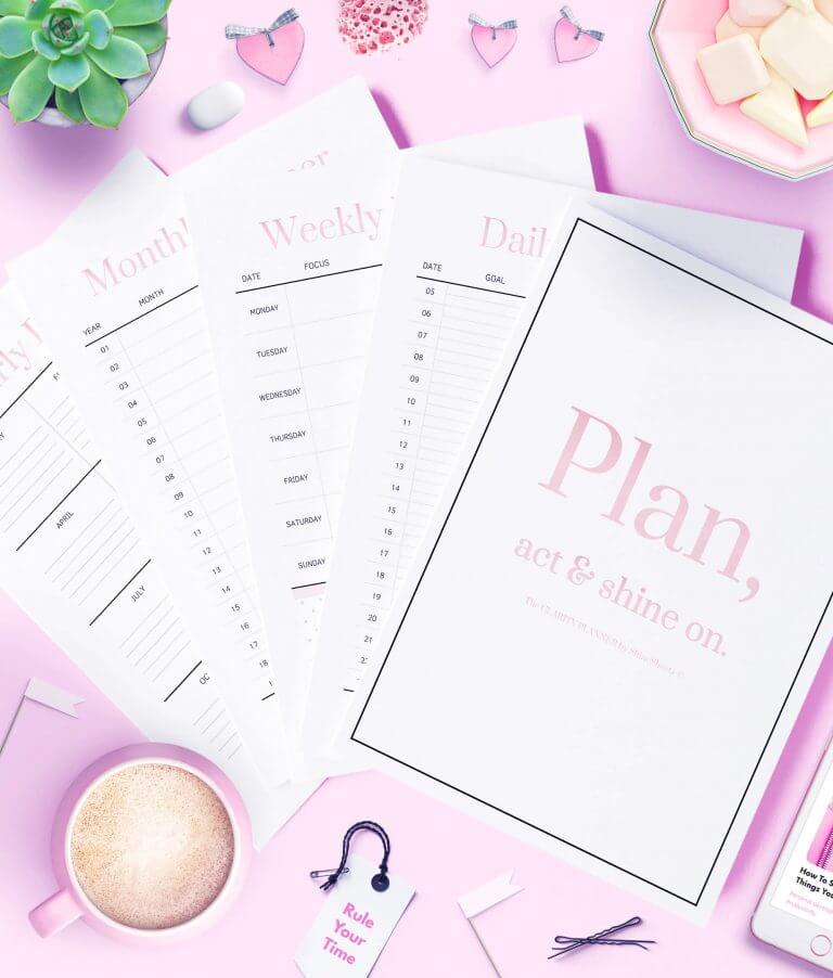 Free Printable Planner Pack by ShineSheets