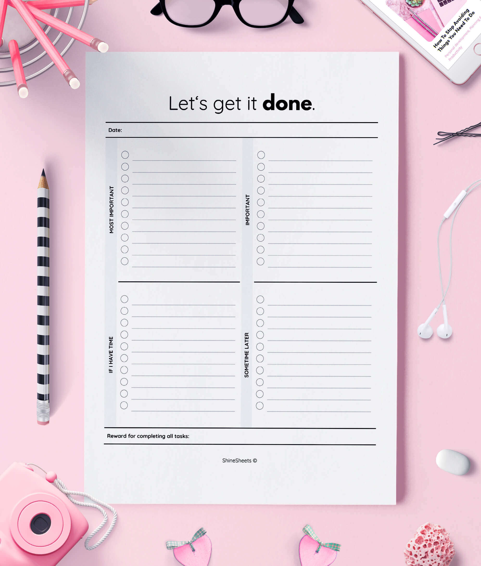 To Do List Printable