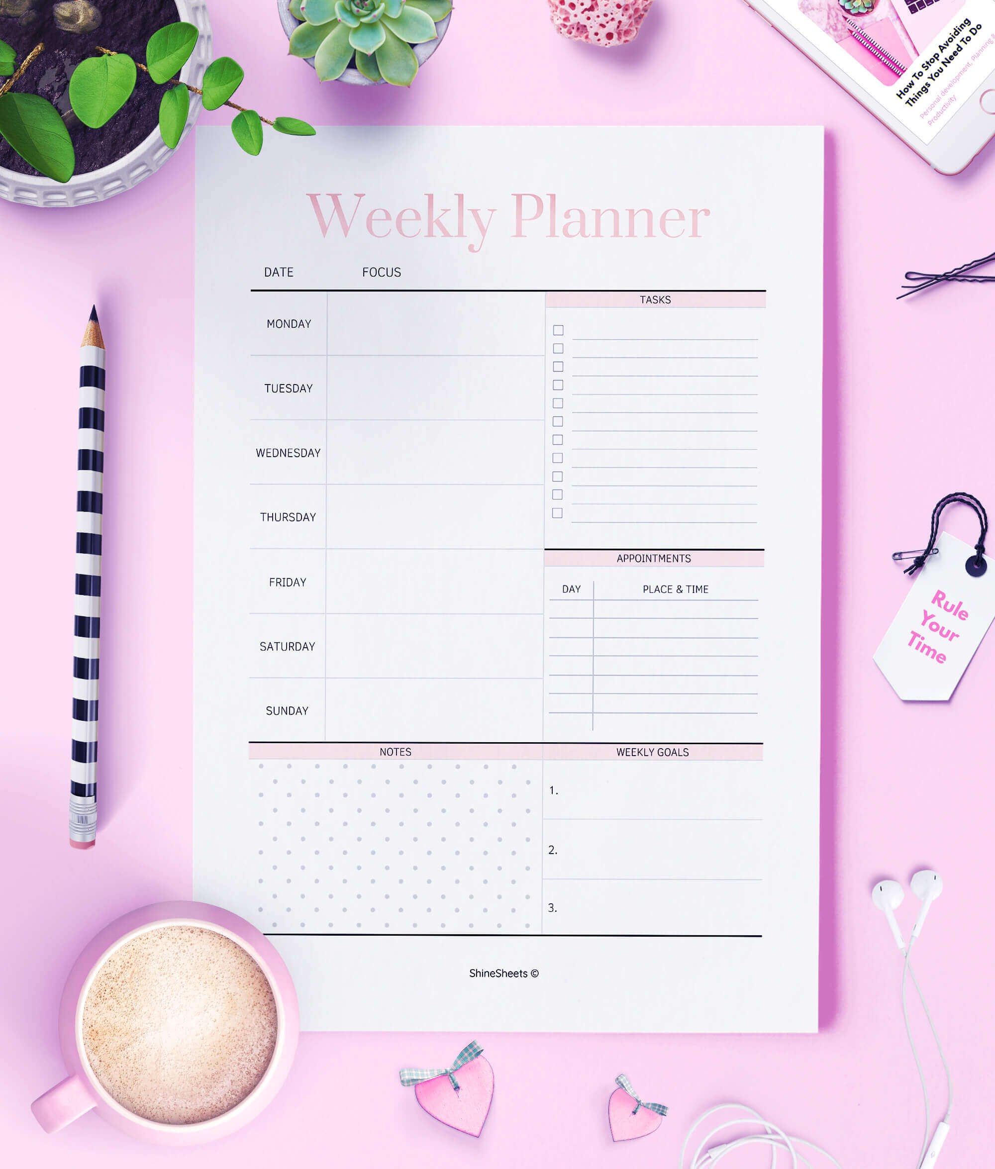 Weekly Planner Printable