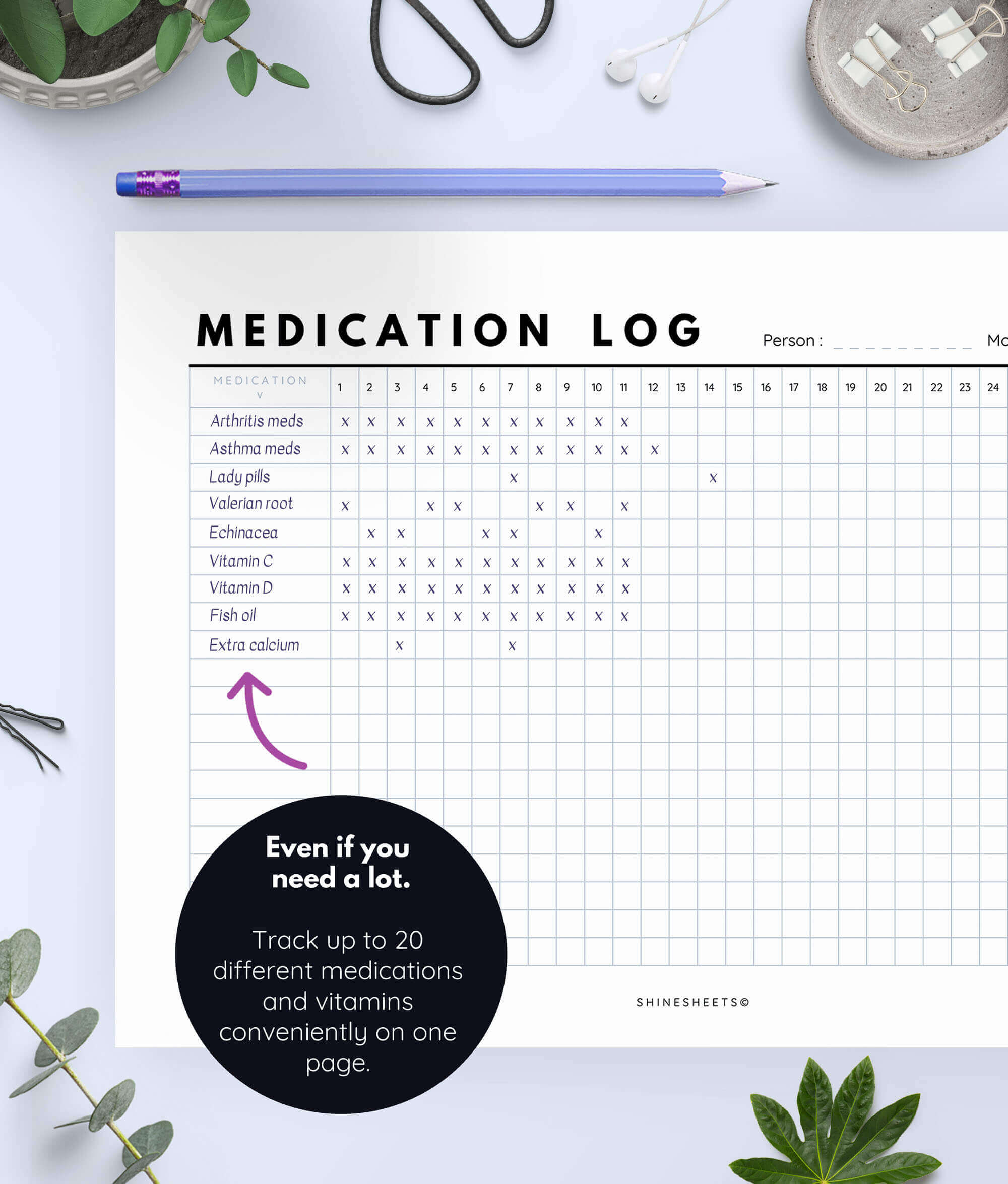 medication tracker for a lot of meds