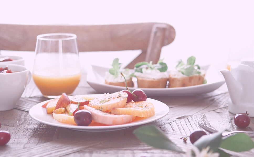 healthy meals as basic self care idea