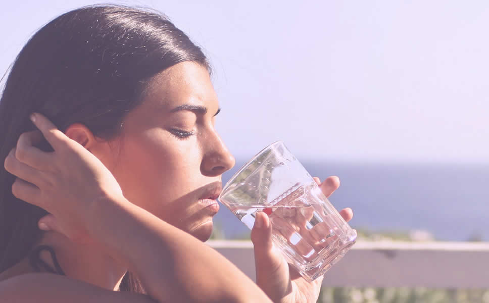 drinking water as one of the basic self care ideas
