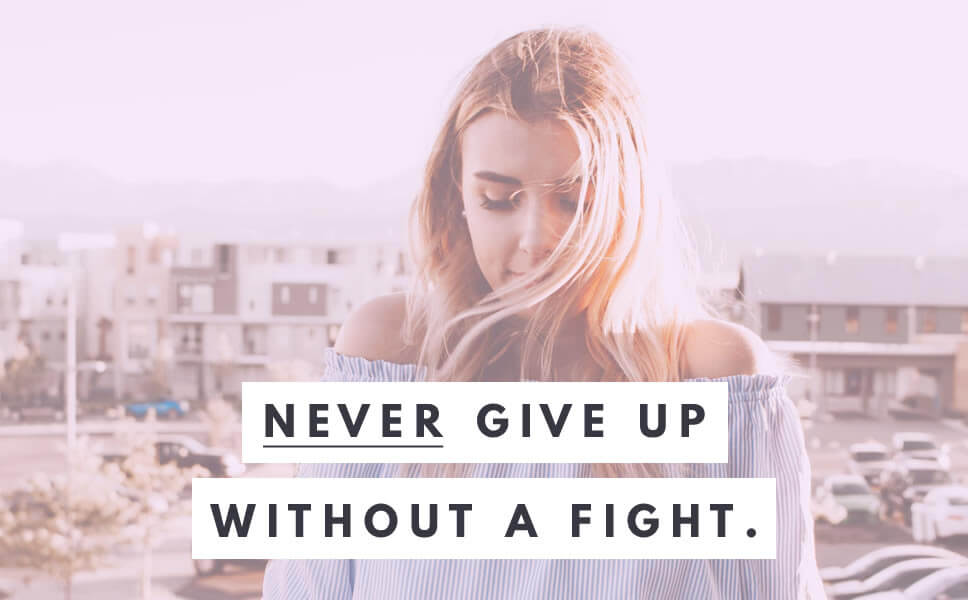 an inspiring quote on how to overcome negative thoughts and move past them