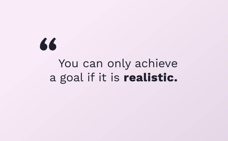 quote about the things that stop you from achieving goals