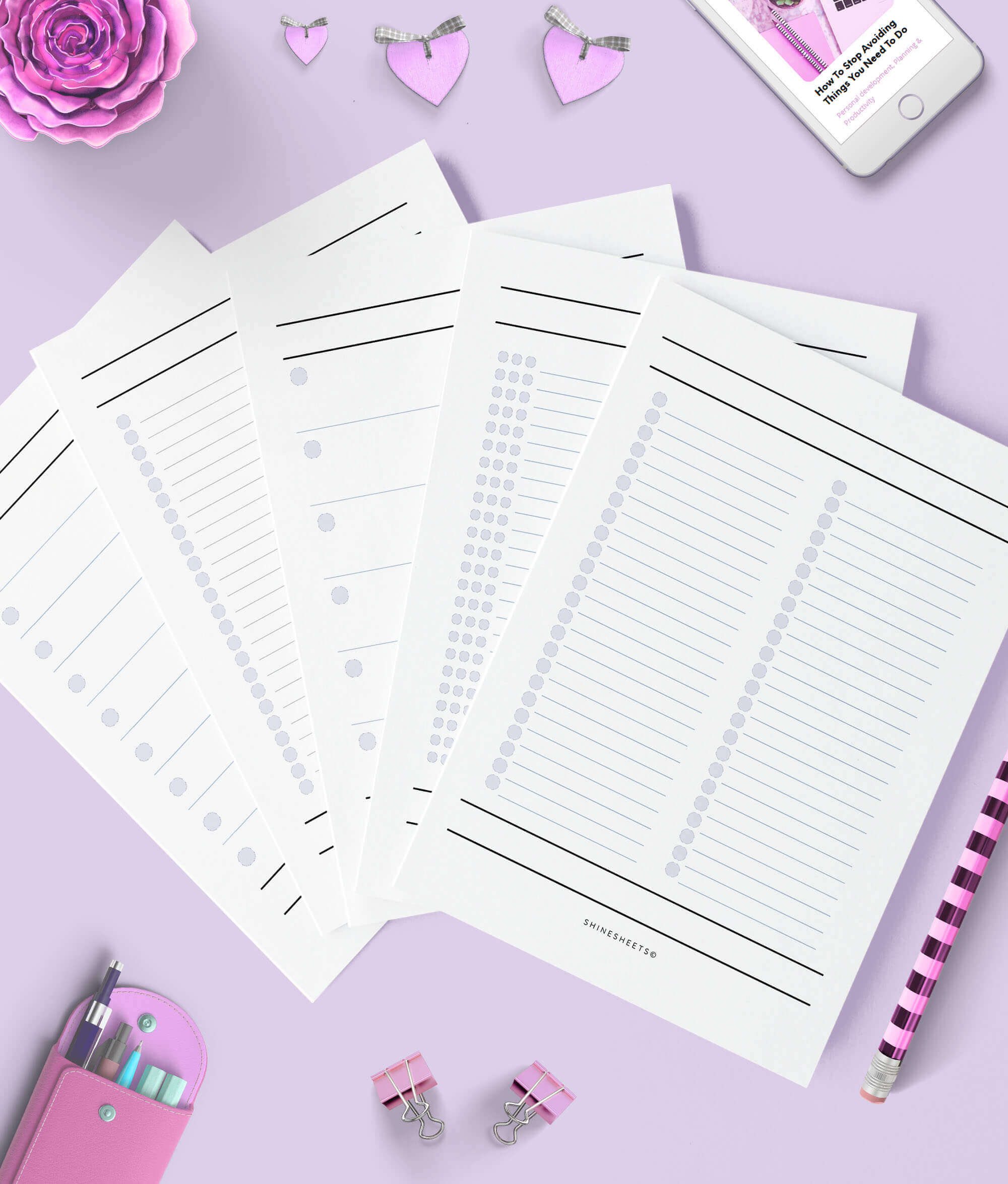Essential Lists Printable