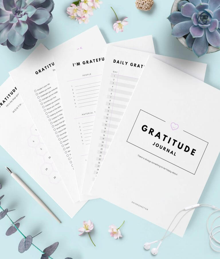 Gratitude Journal Printable