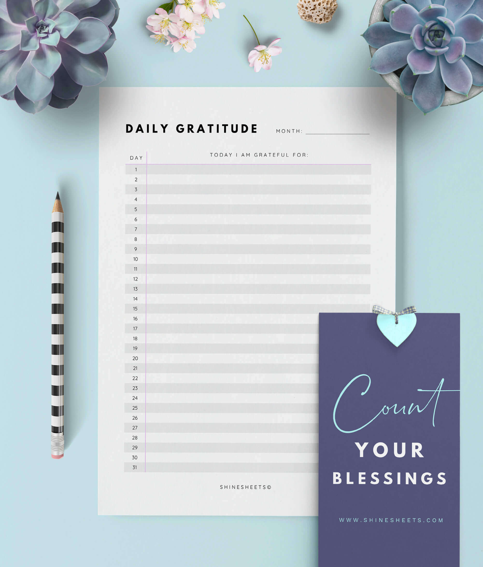 daily gratitude printable in free printable gratitude journal