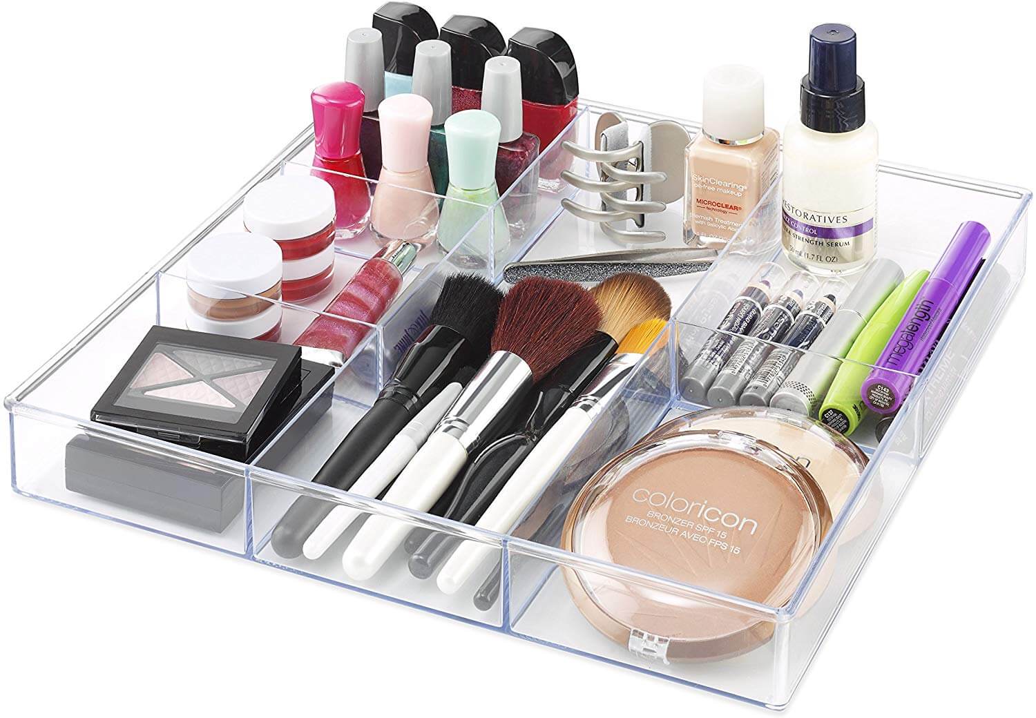 drawer divider box as an idea of how to get organized