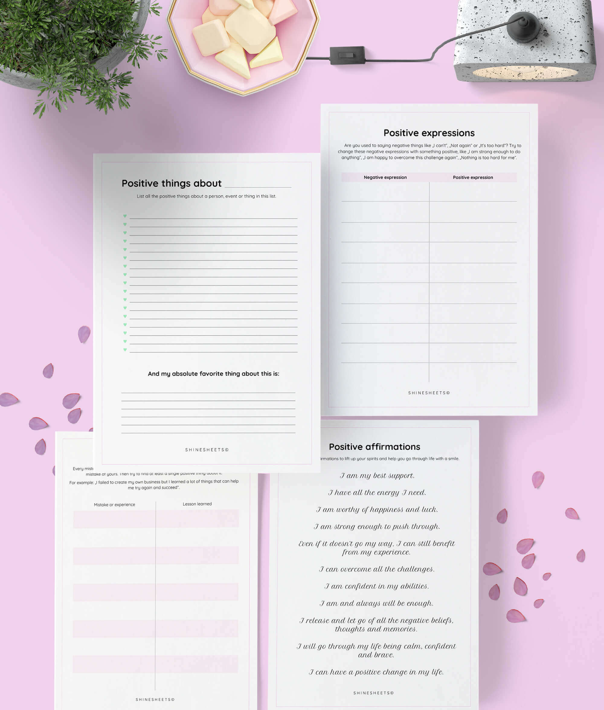 preview of printable positivity journal