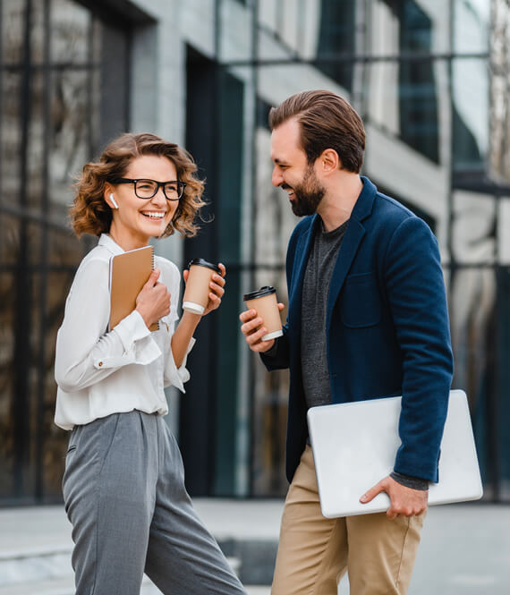 successful millennial couple