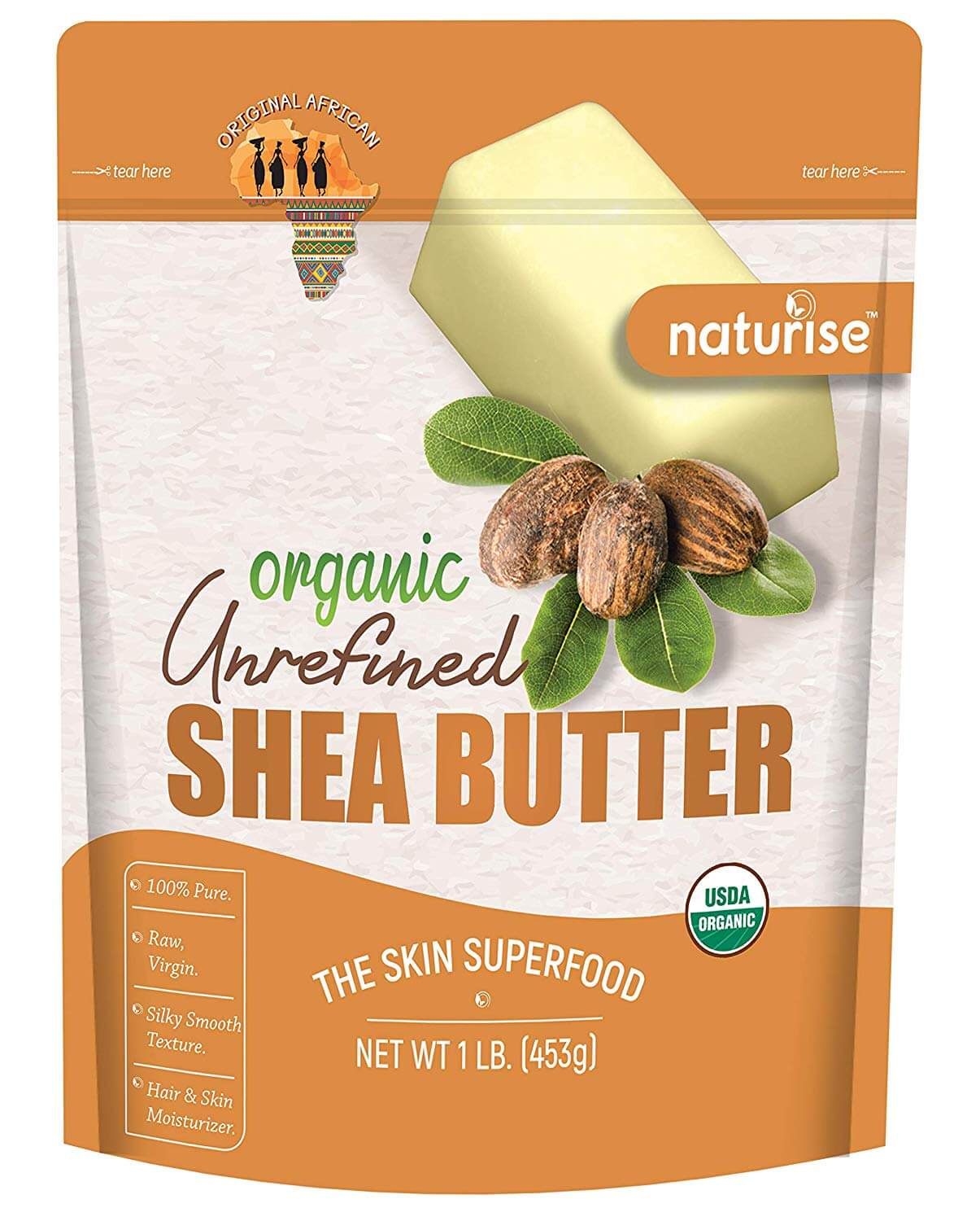 shea butter as one of the best home remedies for dry and frizzy hair