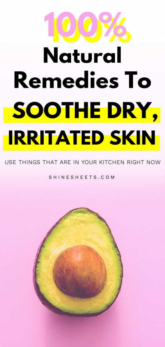 avocado as one of natural remedies for dry skin