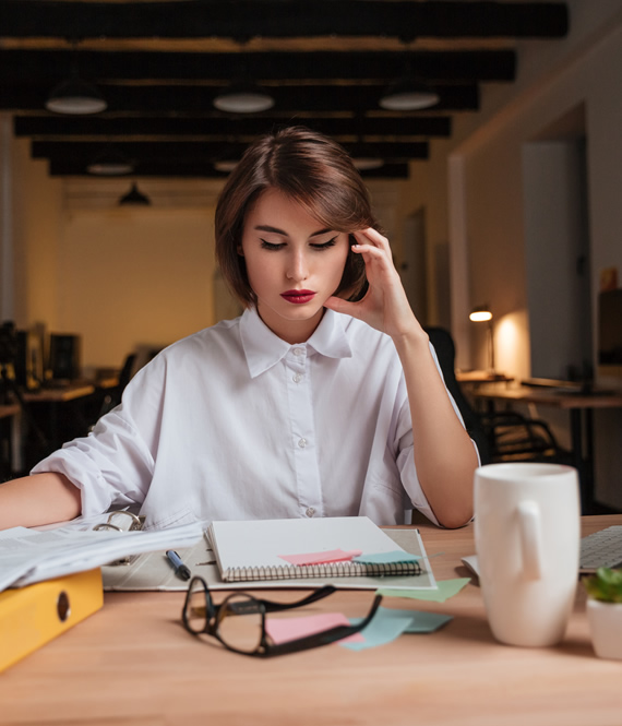 tired person as a symbol of how to stop avoiding things you need to do