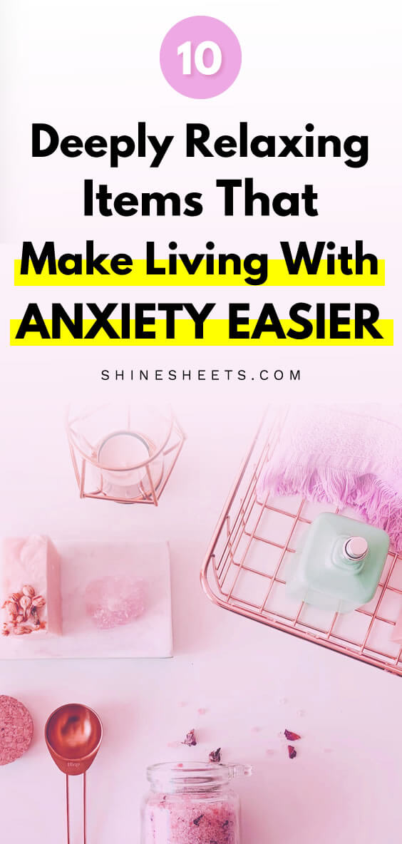 various calming gifts for people with anxiety