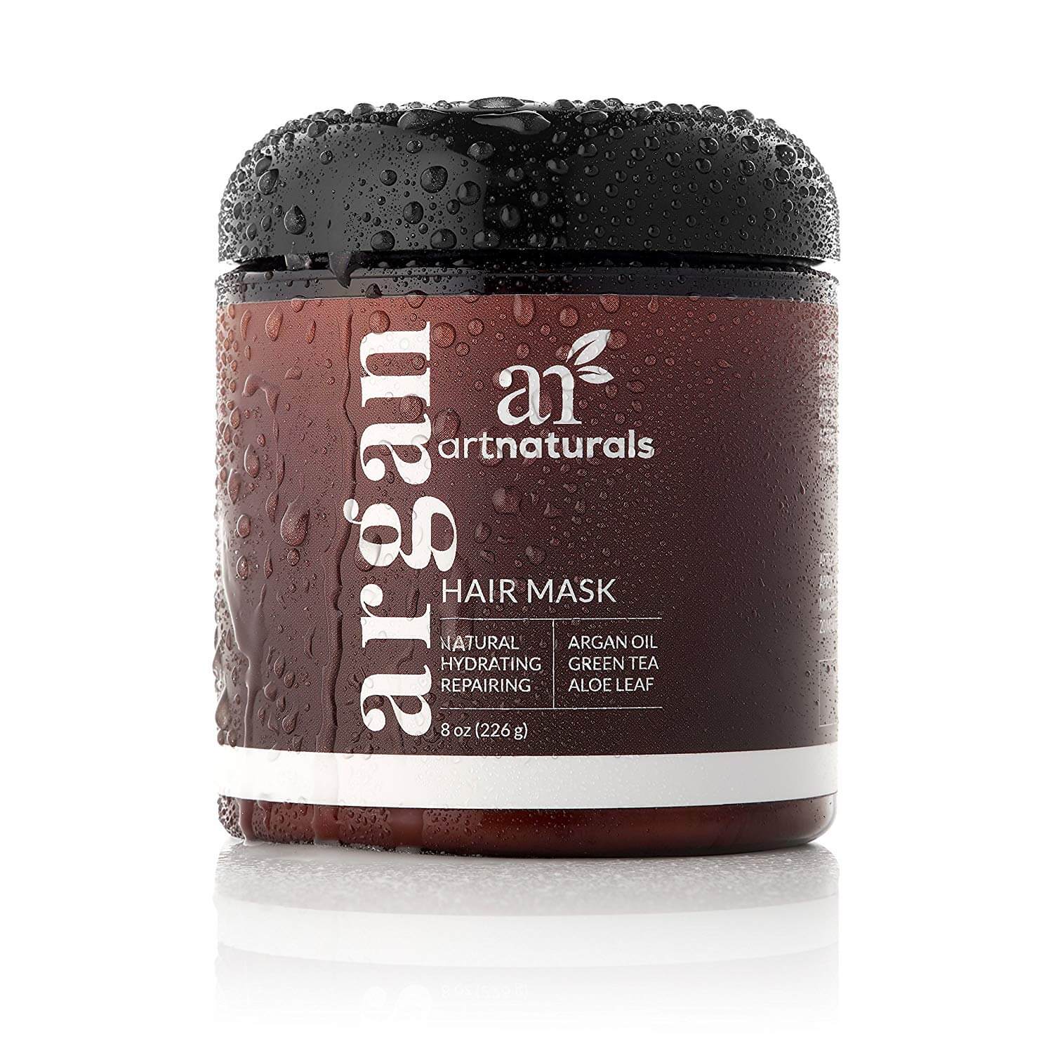 Argan oil natural hydratin and repairing hair mask to make hair grow faster