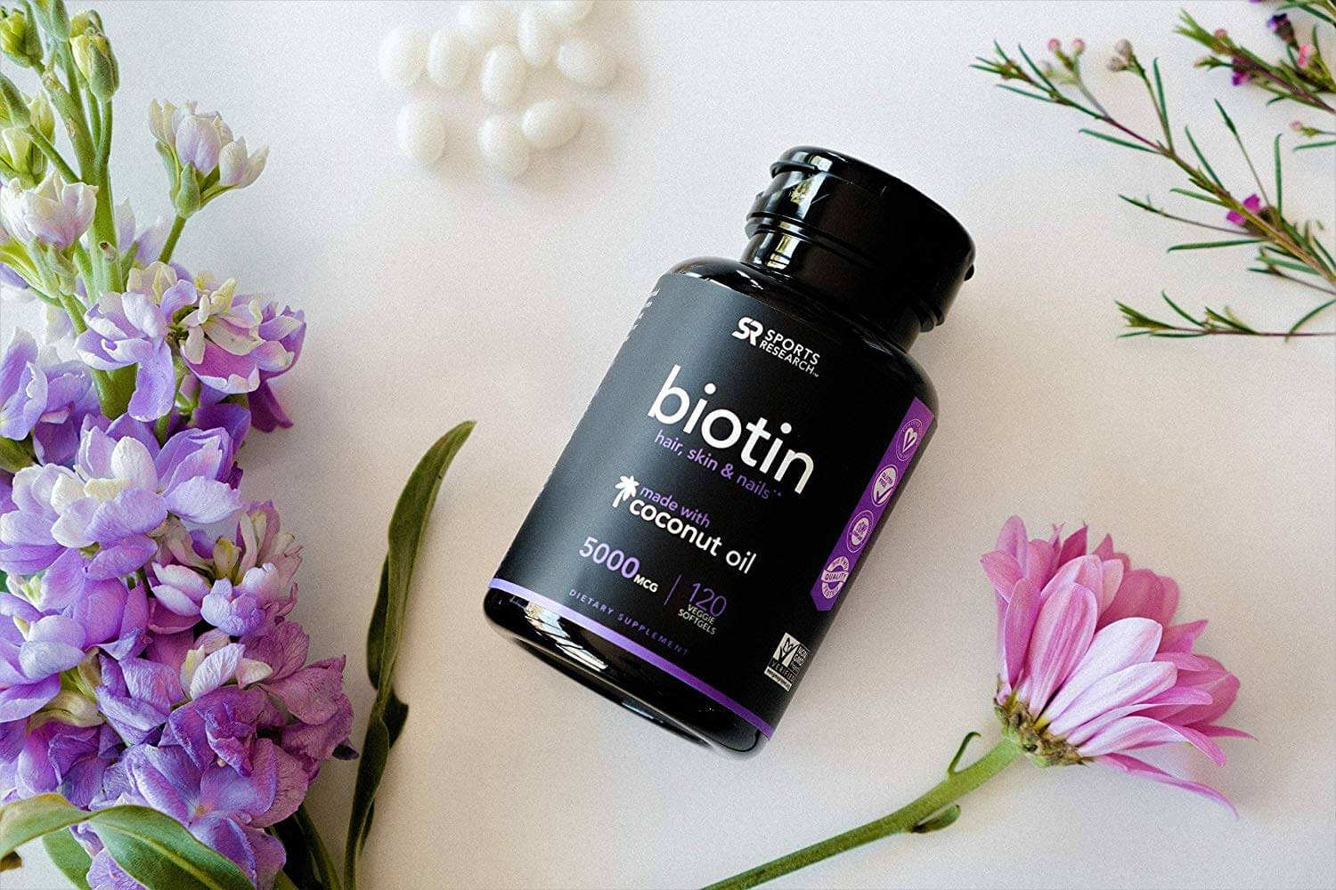Biotin vitamins that make your hair grow faster