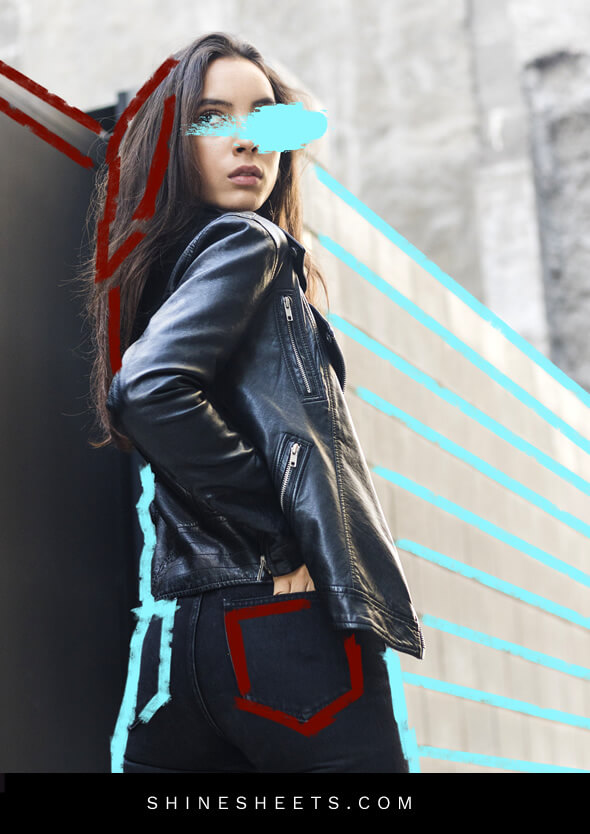 concept image of a girl identity