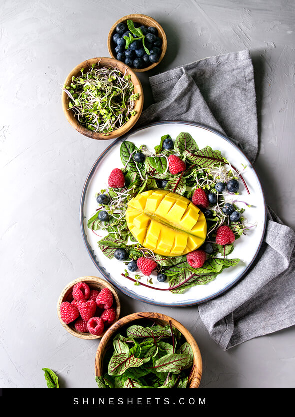 healthy food as an idea on how to stop binge eating