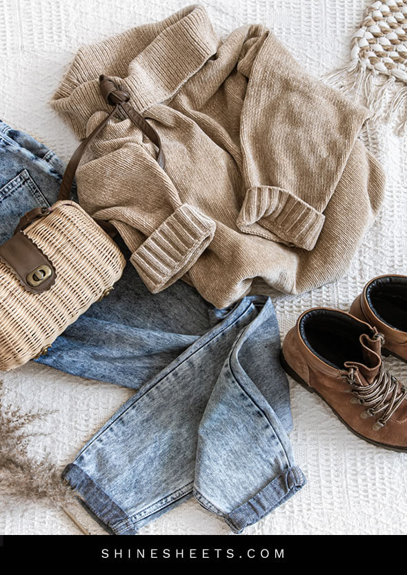 a capsule wardrobe items as a way to make life easier