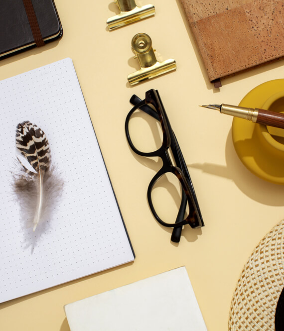 helpful things in life flatlay