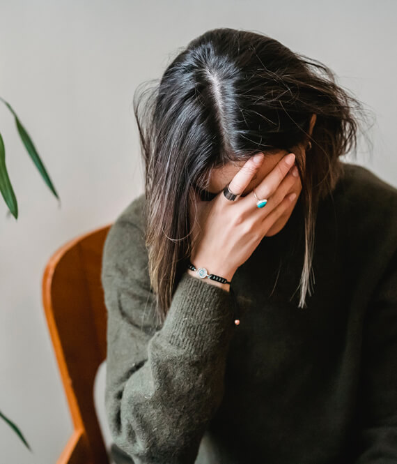 woman is feeling like a failure