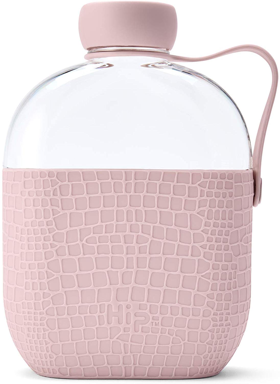 pink water bottle