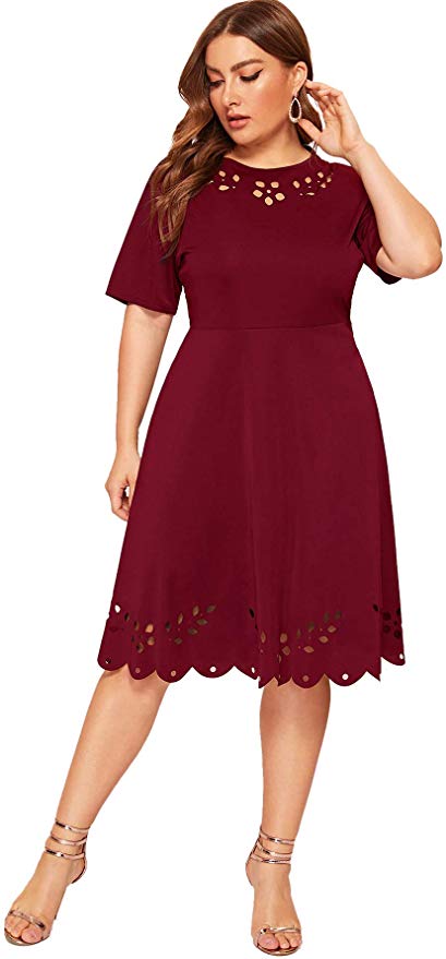 romantic bordo dress