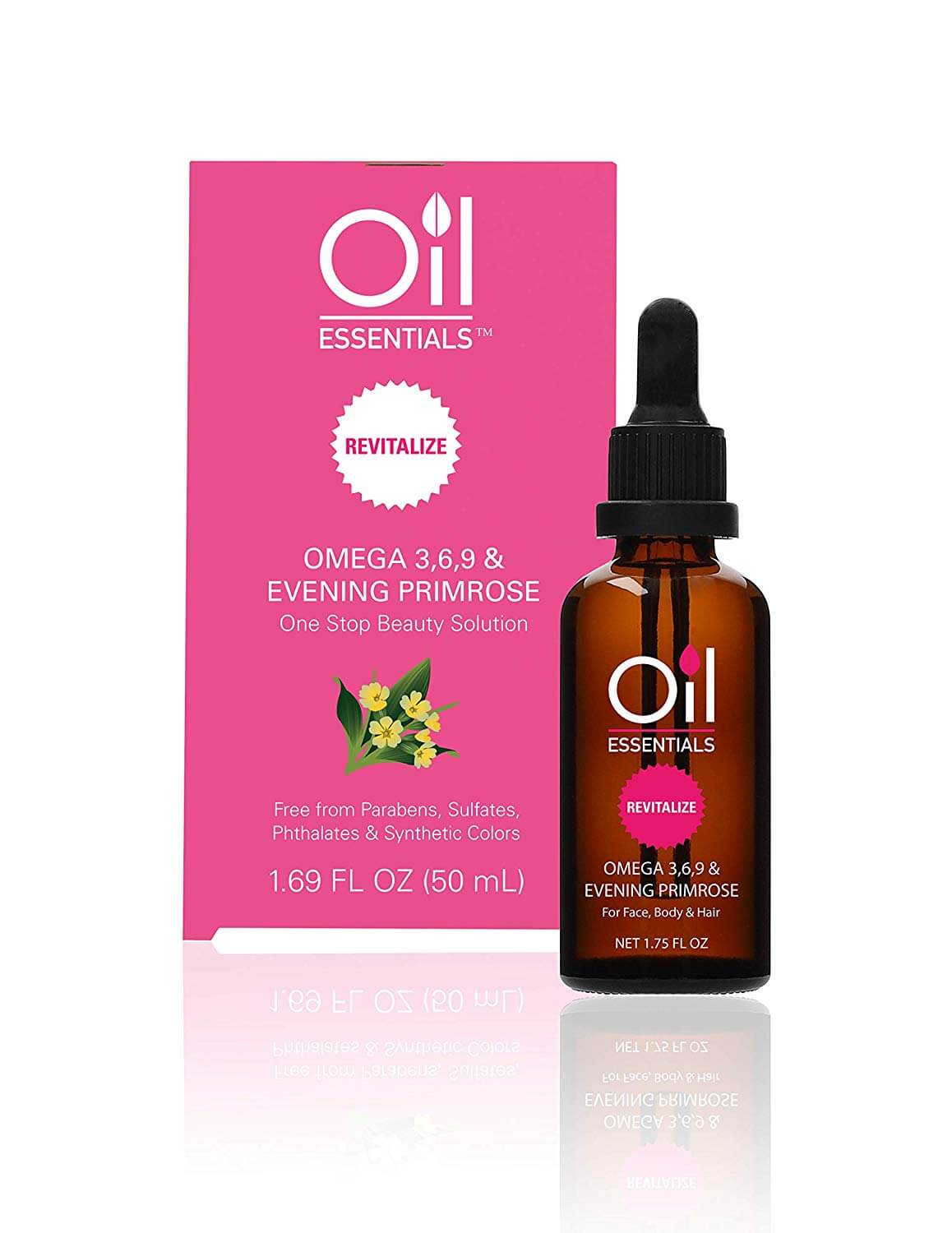 A bottle of Evening Primrose oil for oily skin