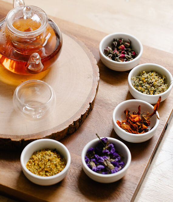 variety of herbs for anxiety relief