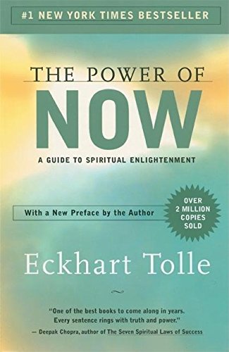 Book cover of "The power of now" By Eckhart Tolle
