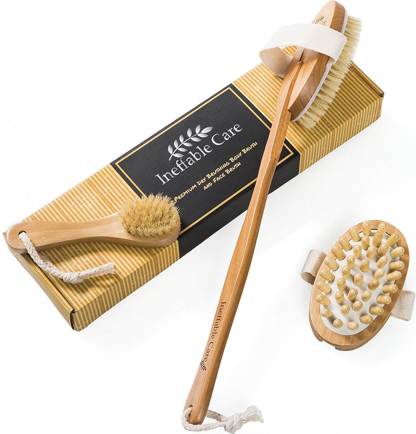 dry brushing tool set for a spa day at home