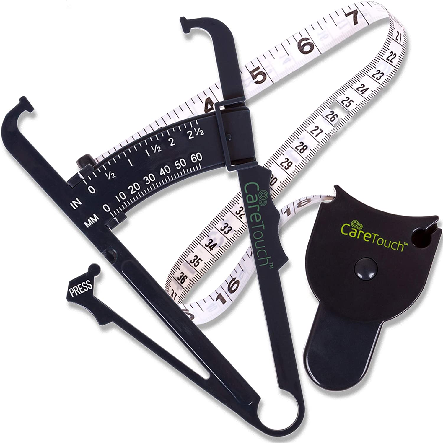 how to reduce body fat percentage - measure with Care Touch Skinfold Body Fat Caliper Set