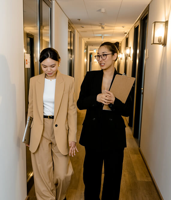 two women colleagues