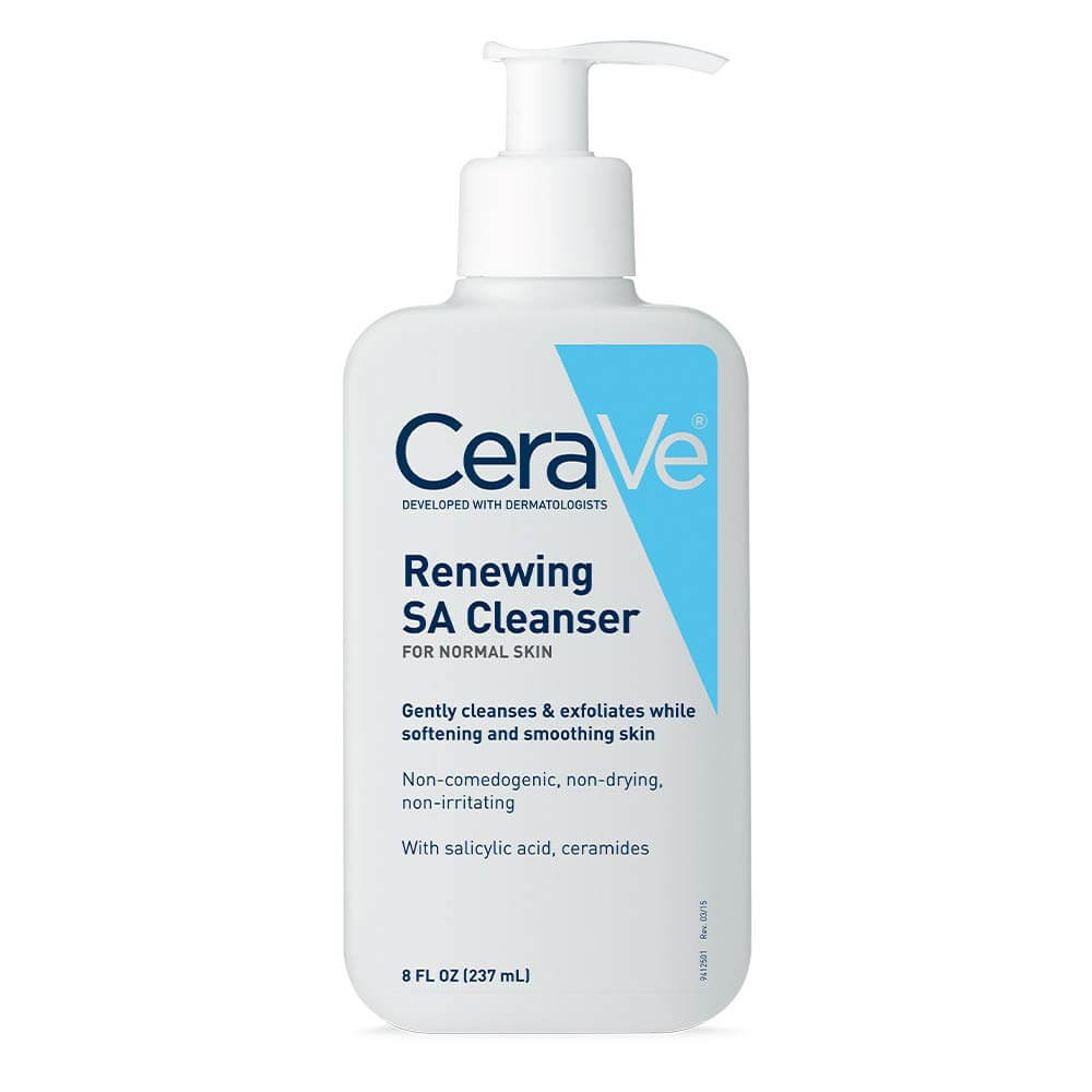 Cerave Renewing SA Cleanser as a solution to get rid of blackheads