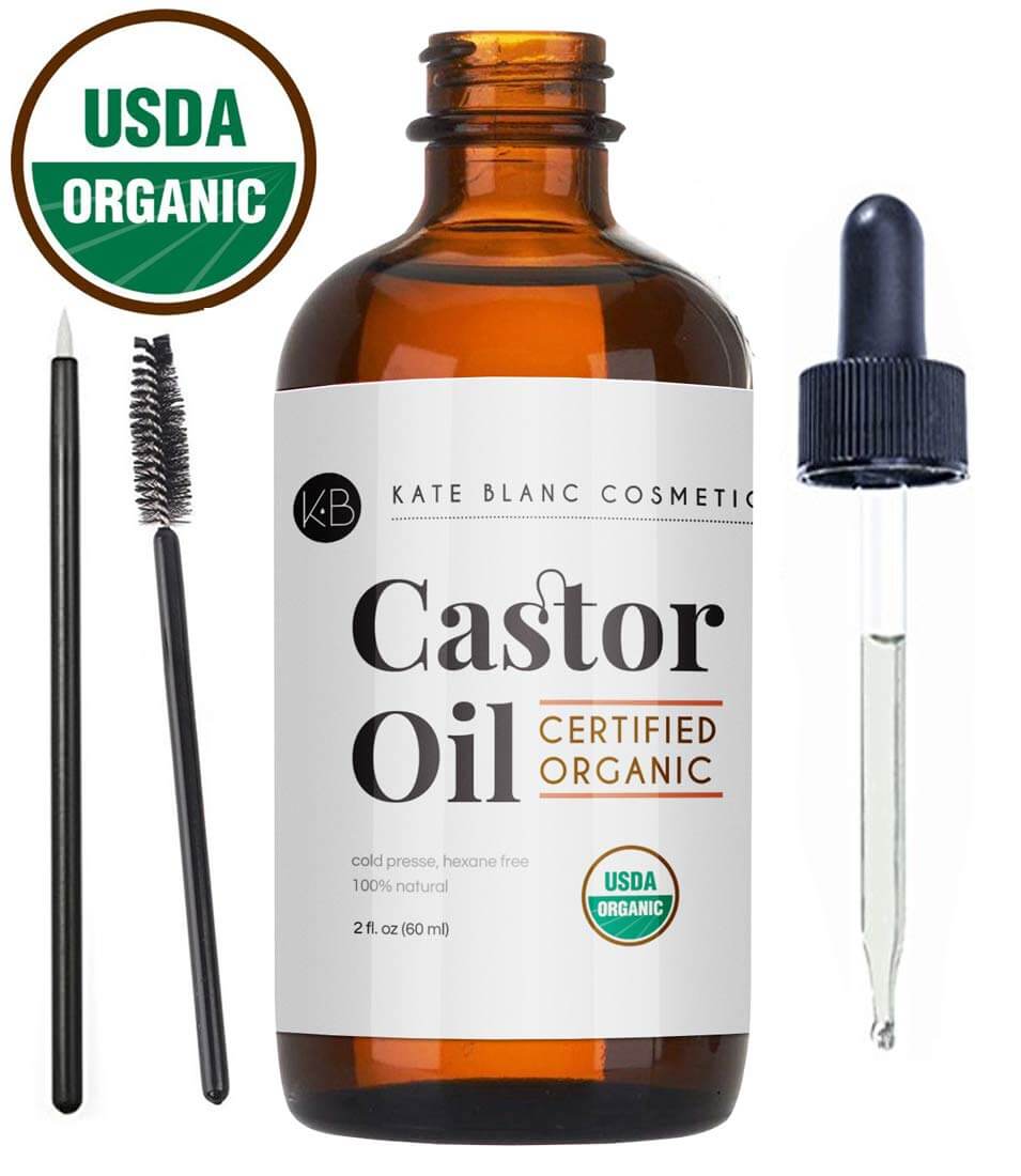 Castor oil as a home remedy to grow eyelashes
