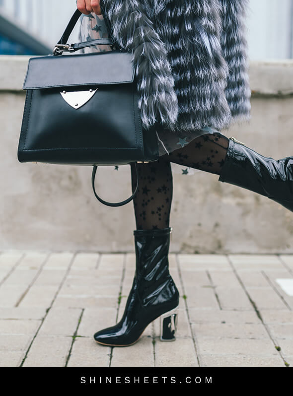 an interest clothes and bag combo as an example of how to look expensive