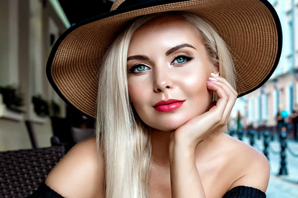 Woman shows off highlighted cheeks as one vaseline uses