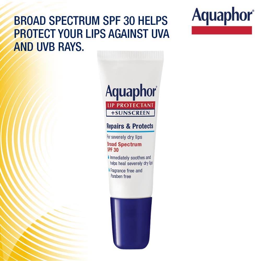 Aquaphor Lip Protectant and Sunscreen Ointment - Broad Spectrum SPF 30