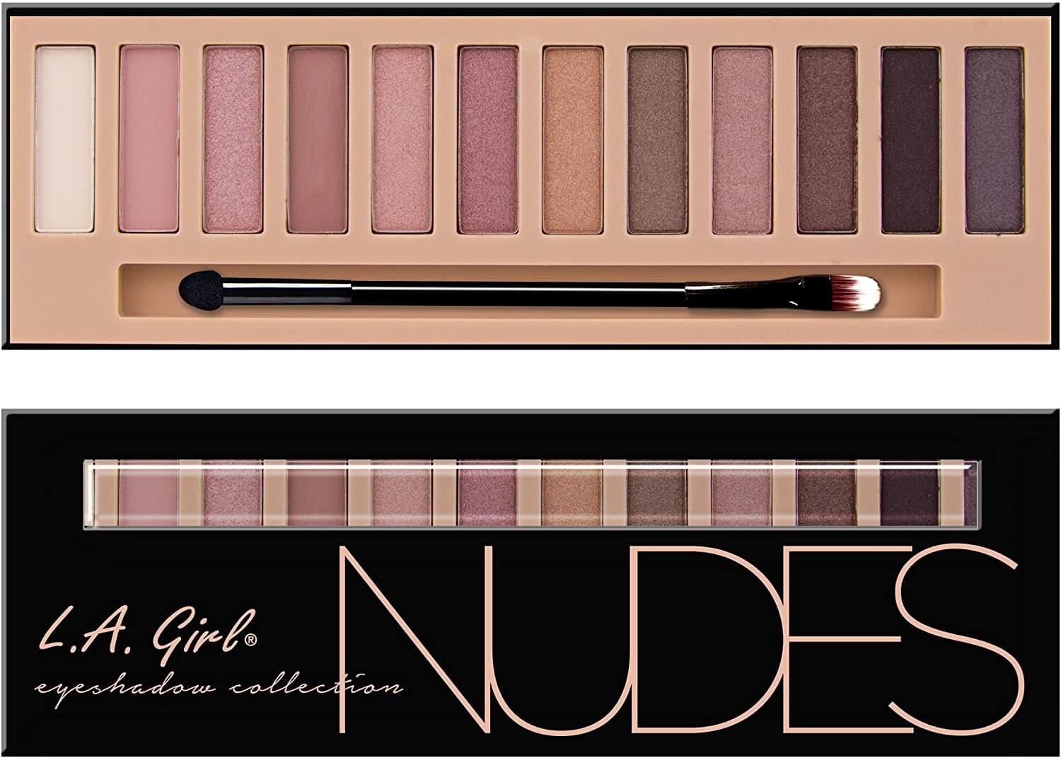 A makeup essential - neutral eyeshadow palette by L.A. Girl