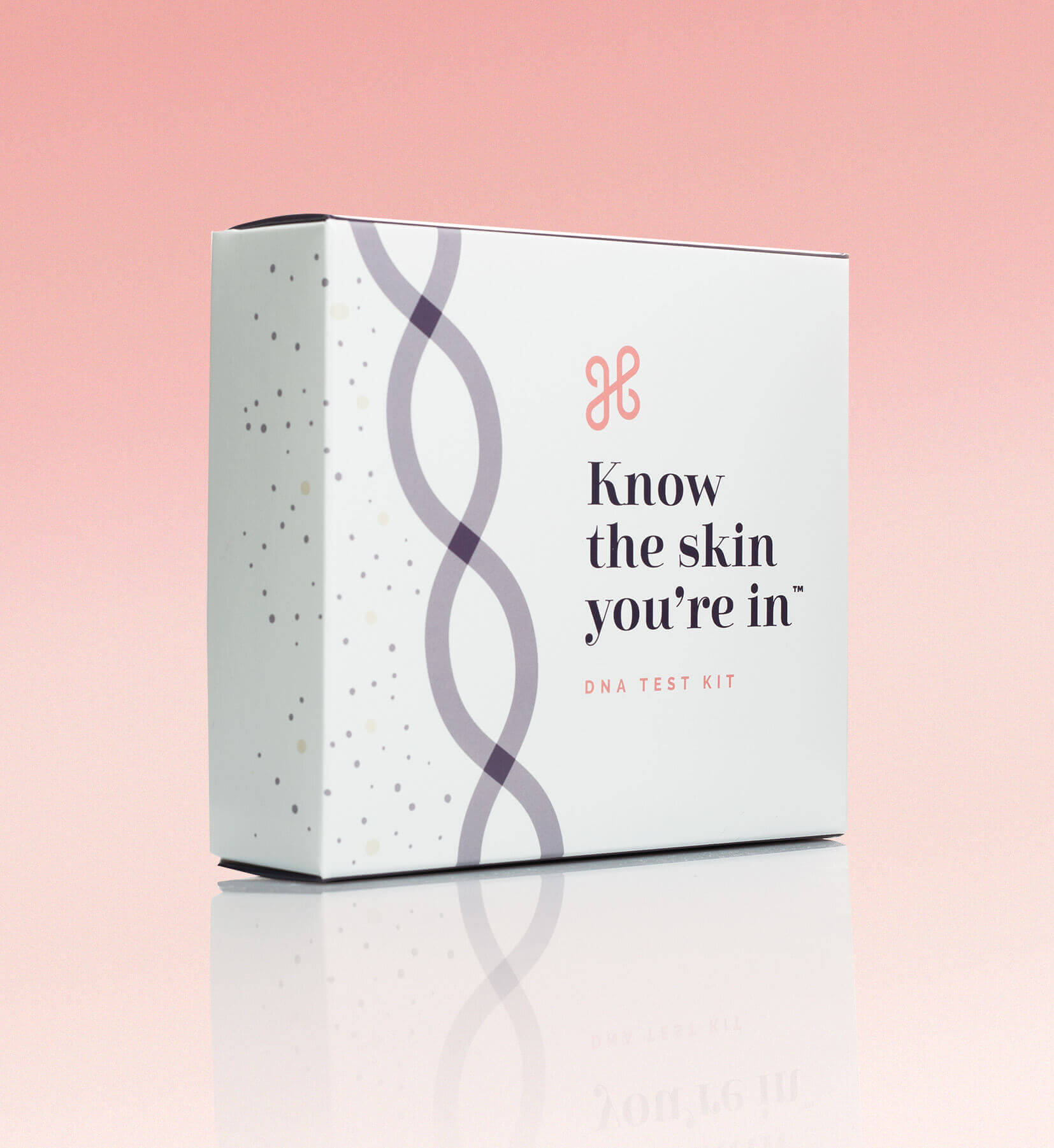 Dna skincare test kit box - packaging displayed as aprt of genetic beauty review