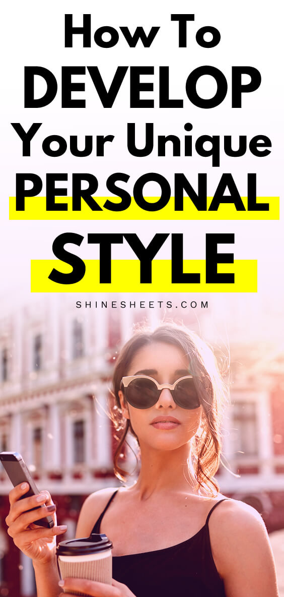 Young woman with sunglasses and coffee cup shows off her personal style
