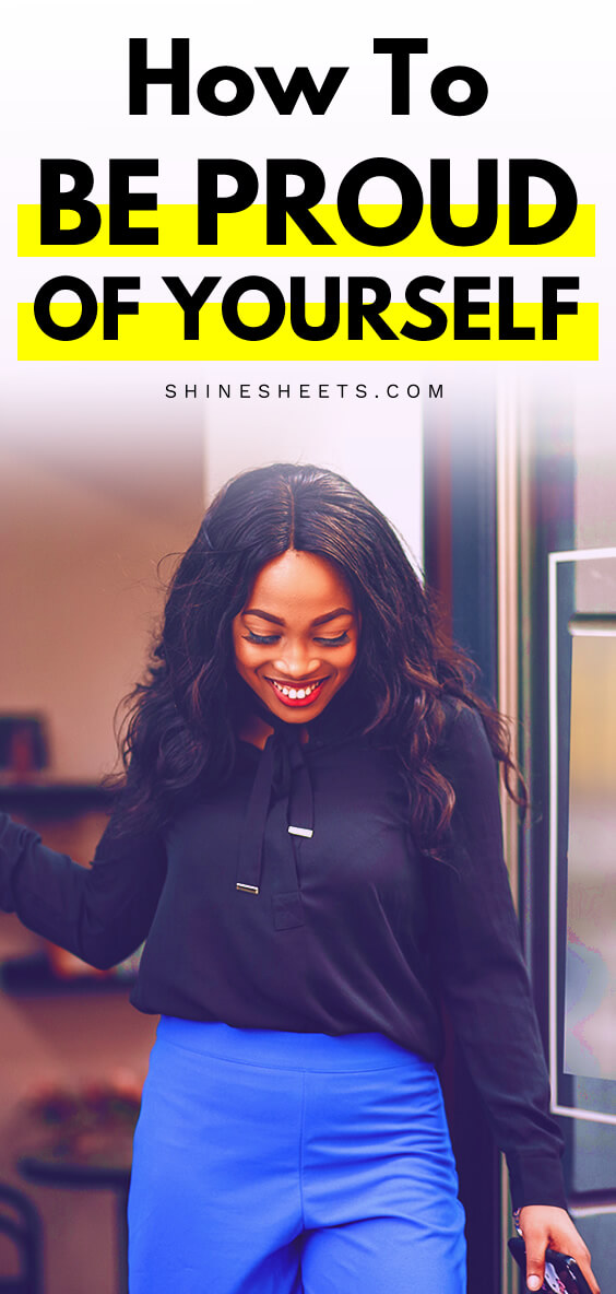 confident gorgeous black woman as an example of how to be proud of yourself