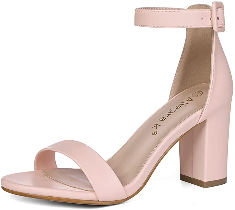 Pink Allegra K pumps as an idea on how to be pretty with shoe style
